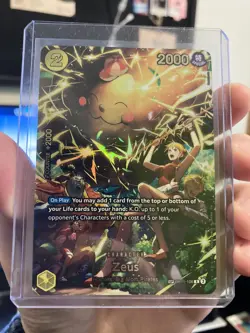 One Piece Card Game OP15-EB04 Zeus SP Near Mint English US SELLER - Image 1