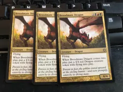 Broodmate Dragon X3 Shards Of Alara Ex Cond See Pics Front/Back - Image 1