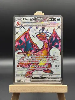 Charizard ex Full Art SVP 056 Pokemon Scarlet and Violet Promo TCG NM (BL5) - Image 1