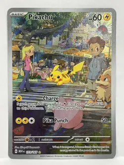 Pokemon Pikachu TCG Card 173/165 SV Scarlet & Violet 151 NM Condition - Image 1