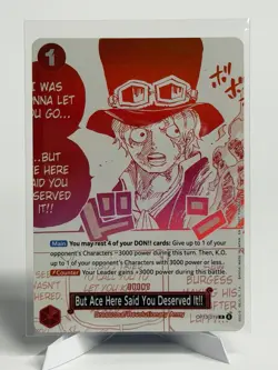 One Piece But Ace Here Said You Deserved It!! (OP13-019) Ace Event Card - Image 1