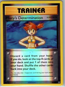 Misty's Determination 80/108 Reverse Holo XY - Evolutions - Pokemon Card - NM - Image 1