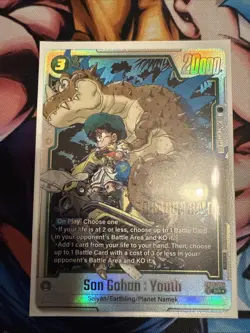 Dragon Ball Super Card Game Fusion World Son Gohan : Youth FB05-054 Ultimate Bat - Image 1