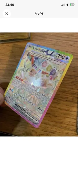 NM! Eevee ex (167/131) Prismatic Evolutions Special Illustration Pokemon Card - Image 4