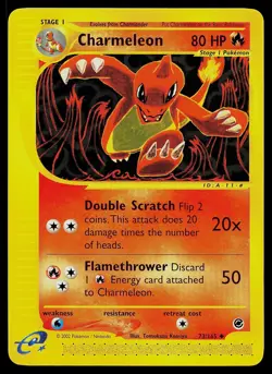 Pokemon Card - Charmeleon Expedition Base Set 73/165 Uncommon - Image 1