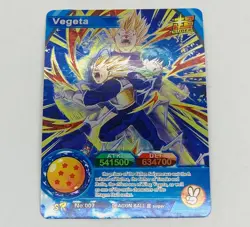 Vegeta - Dragon Ball Super Trading Card SR No. 007 Rainbow Holo Foil Tc5 - Image 1