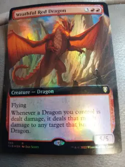 Wrathful Red Dragon (Extended Art) Commander Legends: Battle for Baldur's... - Image 1