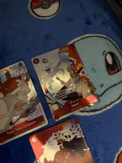 One Piece TCG 2023 Gift Collection Promo Lot of 3 Cards Tony Chopper Luffy Nami - Image 3