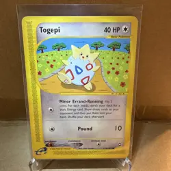 Aquapolis Togepi 114/147 Near Mint/Mint! Vintage WOTC Pokemon Card - Image 1