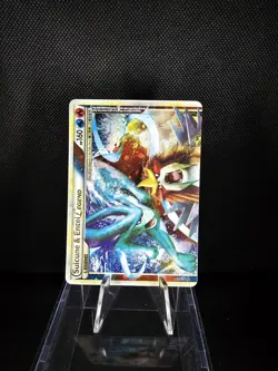 Pokemon TCG Unleashed Suicune and Entei Legend Top 94/95 Holo Card LP - Image 1