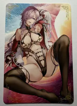 SEXY HEROINE WAIFU Ossia EVERTALE ACG PREMIUM HOLOFOIL CARD NM - Image 2