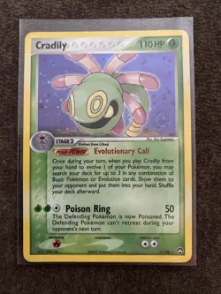 Cradily - EX Power Keepers (7/108) - Holo Rare Pokemon Card - LP - Image 1