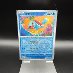 Pokemon | Squirtle | MEW 007/165 Promo Cosmos Holo TCG Card BSP - Image 1