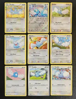 Swablu Lot x9 Pokemon Card TCG Various Sets HP To NM - Image 1