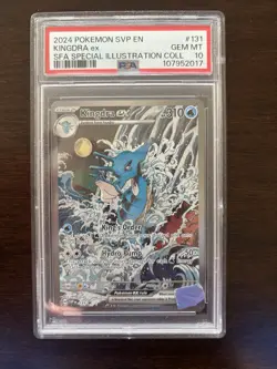 Kingdra ex 131 Sv: Scarlet & Violet Promo Cards Holo PSA 10 - Image 1
