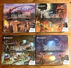 Magic The Gathering: Final Fantasy Scene Box Bundle Set of 4 BRAND NEW SEALED - Image 1