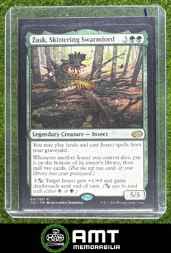 Zask Skittering Swarmlord Magic The Gathering Jumpstart 2022 #047/051 #1 - Image 1