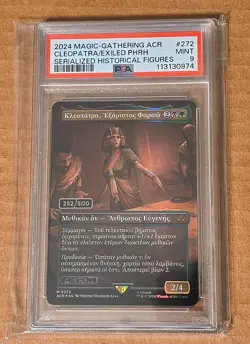 Magic the Gathering MTG Cleopatra, Exiled Pharaoh Serialized #252/500 - PSA 9 - Image 1