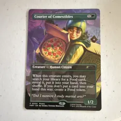 Magic: The Gathering Courier of Comestibles 0004 Promo Creature Green 1/2 2026 - Image 1
