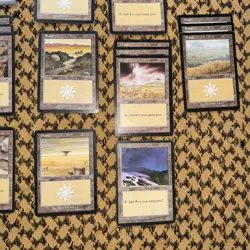MTG Plains Land Lot (39) – Mirage, Tempest, Urza’s Legacy, Masques, Odyssey Old - Image 5