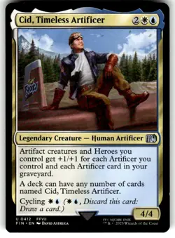 Cid, Timeless Artificer (412) - FINAL FANTASY - MTG - Image 1