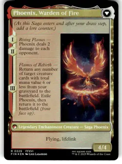 FOIL - Joshua, Phoenix's Dominant - FINAL FANTASY - MTG - Image 2