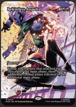 Relentless Assault (Borderless) Marvel Universe Eternal-Legal Regular - Image 1