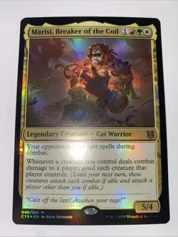 MTG Foil Commander 2019 C19 Marisi, Breaker of the Coil LP - Image 1