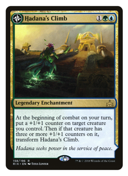 MTG - 1 x Hadana's Climb - Rare Enchantment - Rivals of Ixalan (RIX) - M/NM - Image 1