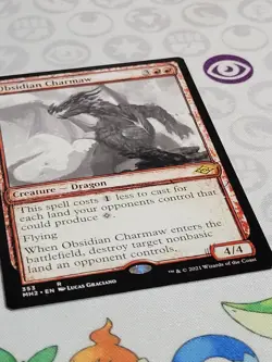 C2847 MAGIC MTG MODERN HORIZONS 2 OBSIDIAN CHARMAW #353 SHOWCASE NM RARE - Image 2