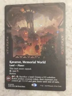 Kavaron, Memorial World (Borderless) (Galaxy Foil) Edge of Eternities Foil - Image 1