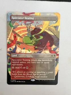 Spectator Seating Commander Masters Borderless Regular Rare Land R W 664 MTG NM - Image 1