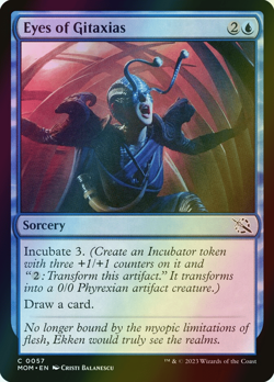 MTG Eyes of Gitaxias Foil ** March of the Machine ** English (NM) - Image 1