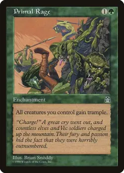 Primal Rage Stronghold MP MTG - Image 1