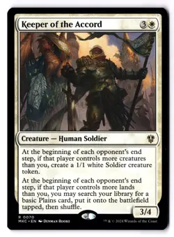 Keeper Of The Accord NM* Murders At Karlov Manor ENGLISH 0070 mtg -UnltdCards - Image 1