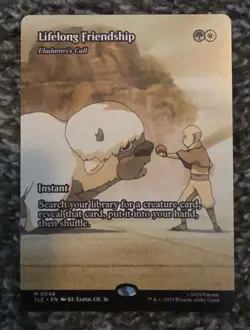 Lifelong Friendship - Eladamris Call (Borderless) MTG Avatar: The Last Airbender - Image 1