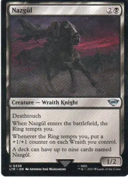 MTG: The Lord of the Rings: Nazgul (0338): Lightly Played Condition - Image 1