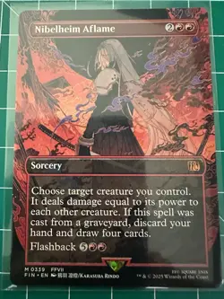 Nibelheim Aflame (Borderless) Final Fantasy Regular - Image 1