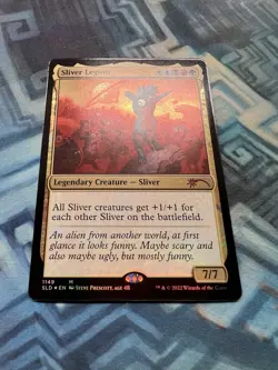 MTG Foil Sliver Legion NM (1149) SLD Please See Pics - Border ‘Lip’ Factory Cut - Image 2