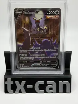 2021 POKEMON SWSH EVOLVING SKIES #189 FULL ART/UMBREON V PSA 10 GEM MT - Image 3