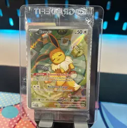Pokemon Eevee SVP 173 Pokemon Center Stamped Prismatic Evolutions Promo Sealed - Image 1