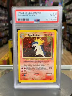 Typhlosion Holo Neo Genesis 18/111 (Pokemon, Wizard) **PSA 6* - Image 1