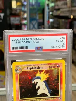 Typhlosion Holo Neo Genesis 18/111 (Pokemon, Wizard) **PSA 6* - Image 3