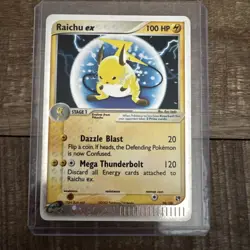 Raichu ex - 98/100 - Pokemon Ex Sandstorm Ultra Rare LP - Image 1