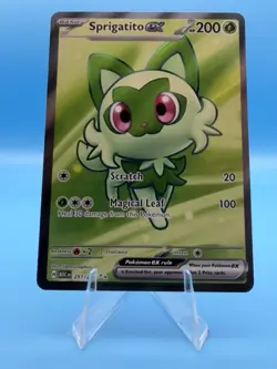 Pokemon Sprigatito EX Holo Rare SV1 Grass 251/217 200 HP Basic - Image 1