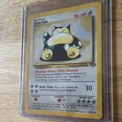 Pokemon TCG Snorlax Jungle 27/64 Rare Regular 90 HP 1999 Wizards Unlimited - Image 4