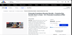 Sam's Club Pokemon Prismatic Evolutions Surprise Box & Booster Bundle - Image 2