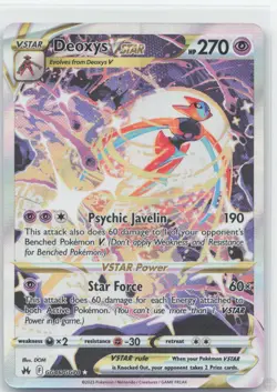 Deoxys VSTAR GG46/GG70 Rare VSTAR Crown Zenith Galarian Gallery Pokemon NM/M - Image 1