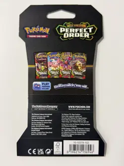 (HEAVY)🔥 31.93g Pokemon TCG Perfect Order Sleeved Booster Pack Factory Sealed✅ - Image 3