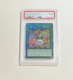 PSA 9 2025 Yu-Gi-Oh! Called By The Grave #RA04-EN092 Quarter Century Secret Rare - Image 1